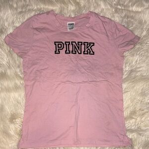 PINK Victoria's Secret Light Pink Short Sleeve Tee